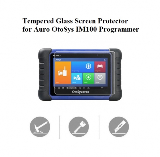 Tempered Glass Screen Protector for Auro OtoSys IM100 Programmer - Click Image to Close